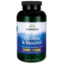  Swanson Choline + Inositol  250 mg 250 